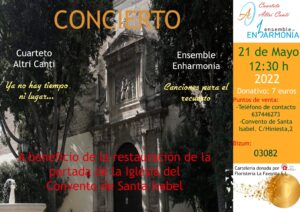 CONCIERTO SOLIDARIO CONVENTO DE SANTA ISABEL